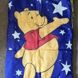 Winnie the Pooh Blue and Yellow sleeping bag